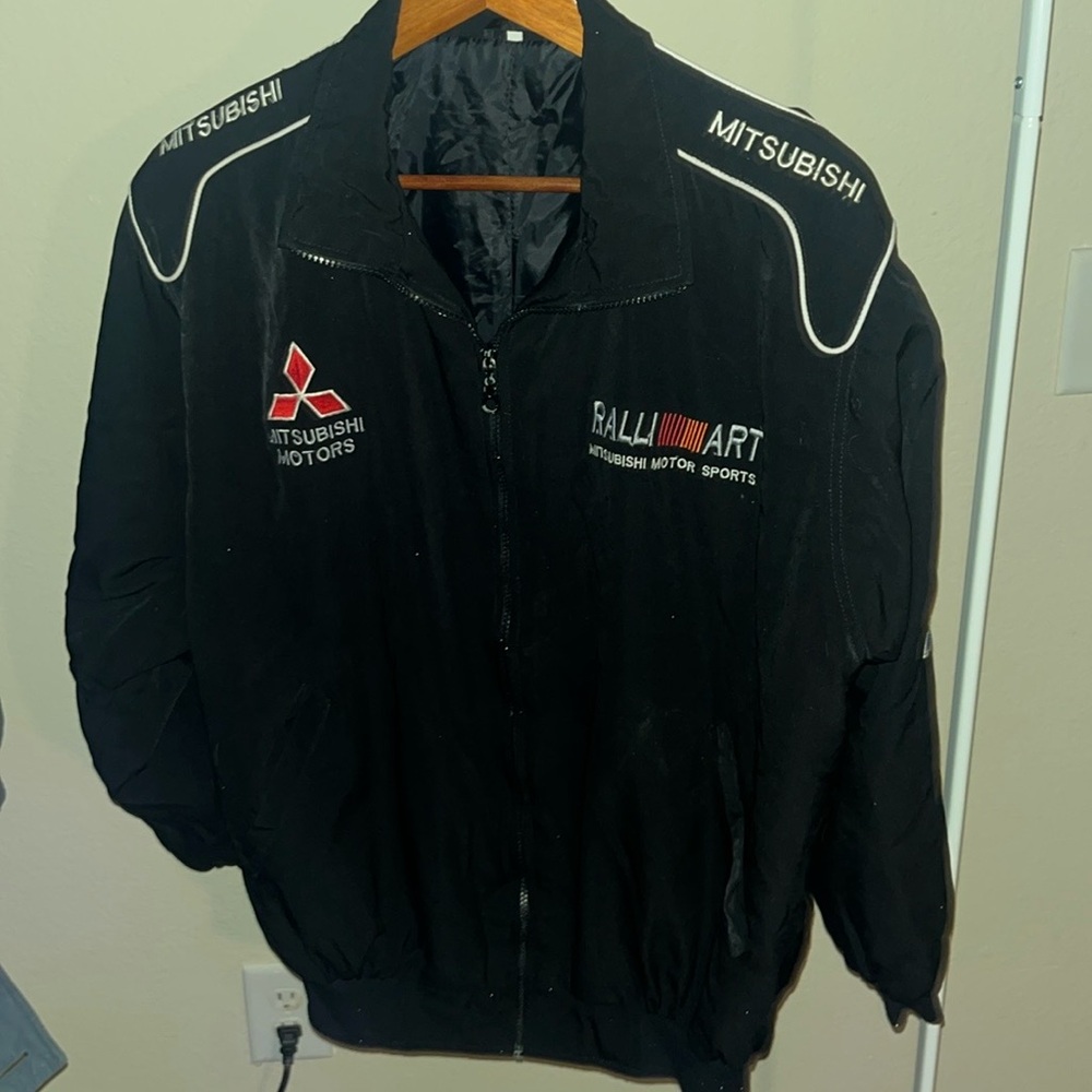 Mitsubishi race car jacket
